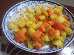 吃咖喱拌凉瓜,夏日凉拌新体验